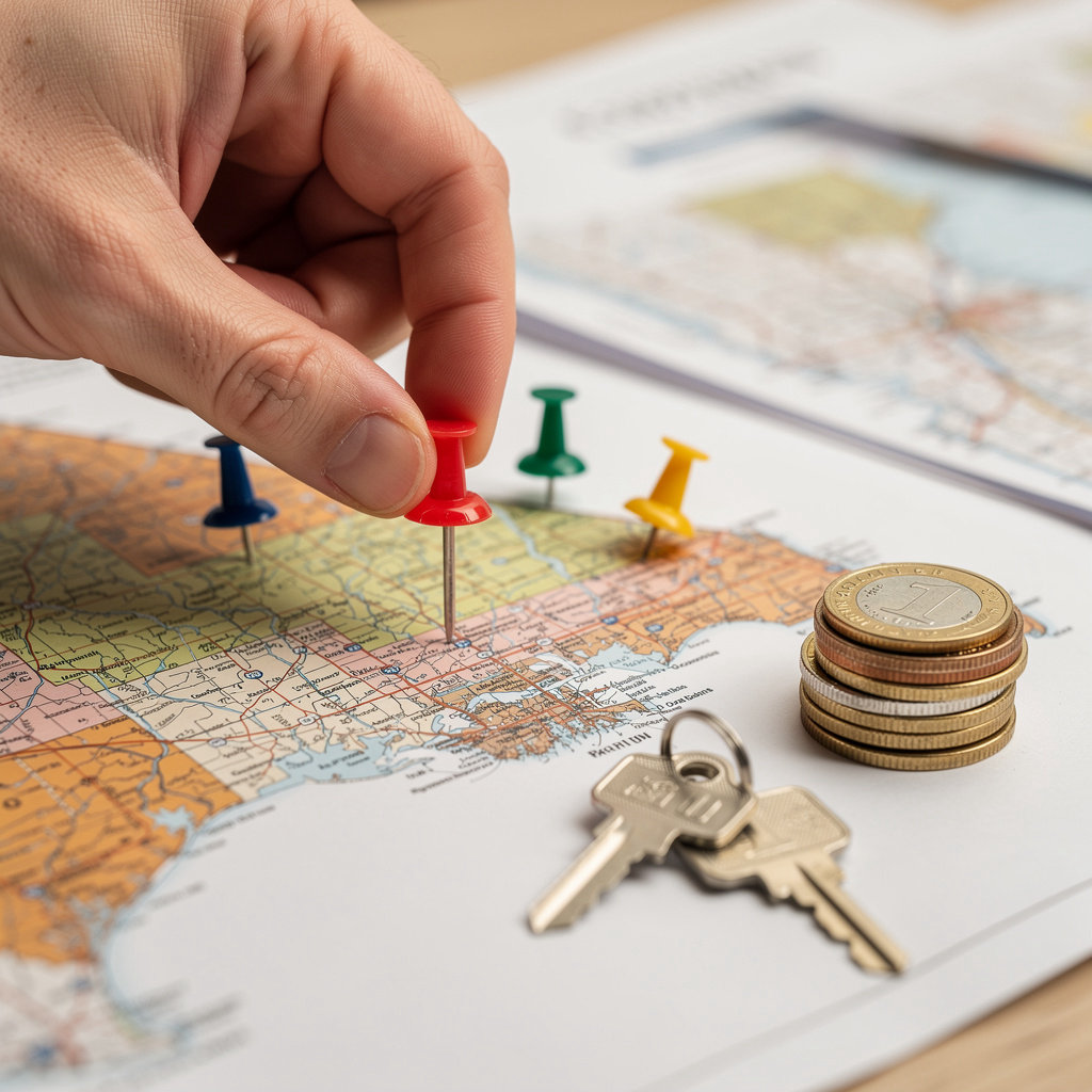 FASTER APPRAISALS service area map covering Southern California regions including Chula Vista and Fallbrook